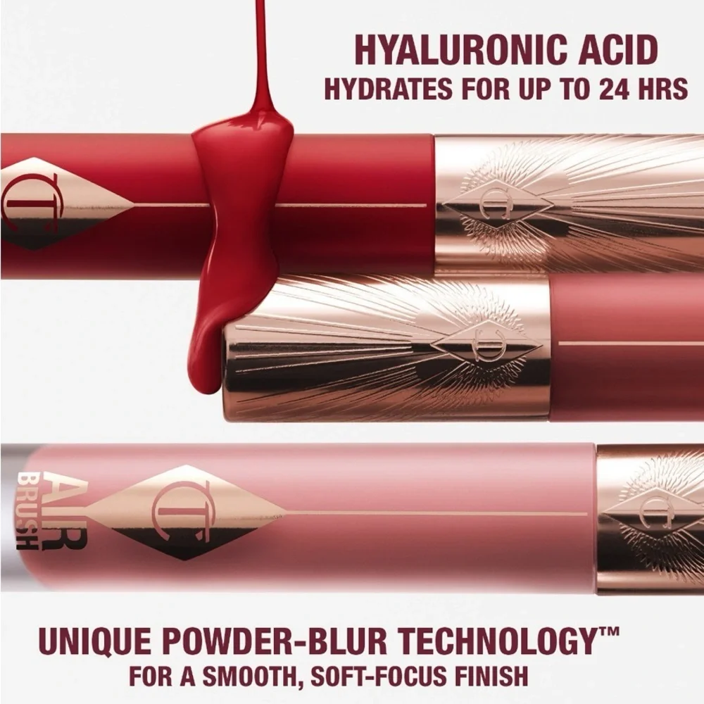 CHARLOTTE TILBURY Airbrush Flawless Matte Lip Blur Liquid Lipstick - HONEY BLUR